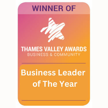WINNER! Thames Valley Awards - Business Leader of the Year